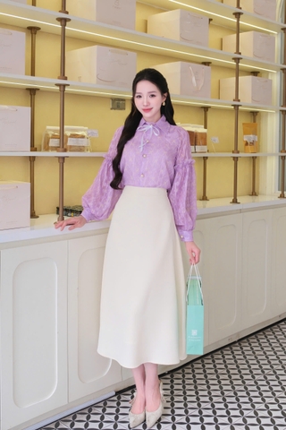 ADELINE HOUSE - SET VÁY TÍM PASTEL – NÀNG THƠ CÔNG SỞ- TK153.1
