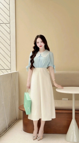 ADELINE HOUSE - VÁY LIÊN CỔ REN THANH LỊCH – NHẸ NHÀNG- TK 196.1