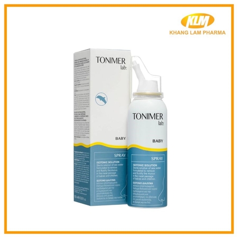 Tonimer Lab Baby Spray - Xịt mũi đẳng trương làm sạch, thông thoáng mũi dành cho trẻ (Dùng hàng ngày)