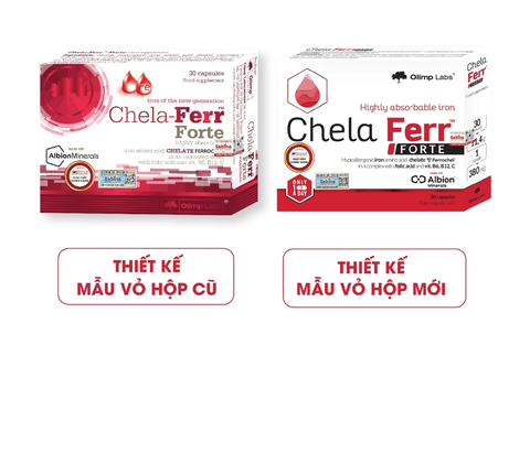 Sắt Chela Ferr® Forte -Olimp Labs