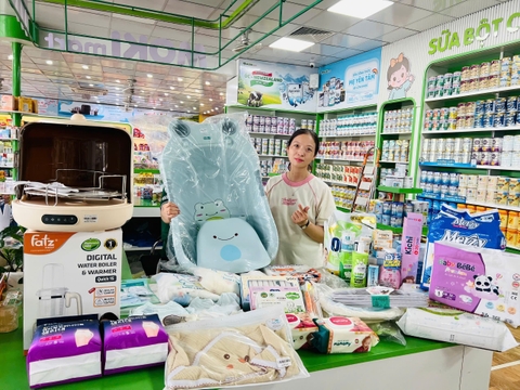 Combo Sơ Sinh Trọn Gói Mùa Hè Cho Mẹ Bầu Đi Sinh Tháng 7