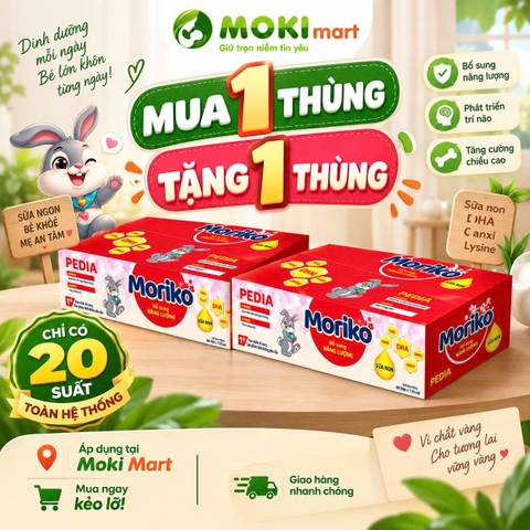 MUA SỮA PHA SẴN MORIKO NHẬN QUÀ KHỦNG – ƯU ĐÃI ĐẶC BIỆT TẠI MOKI MART