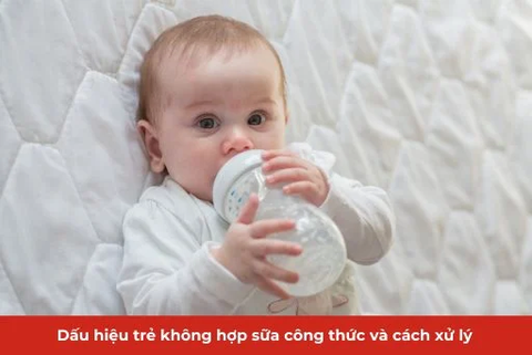 8 Dấu Hiệu Bé Không Hợp Sữa Và Quy Trình Đổi Sữa An Toàn