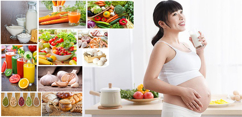 Mẹ bầu ăn gì để con thông minh khỏe mạnh, vào con ít vào mẹ