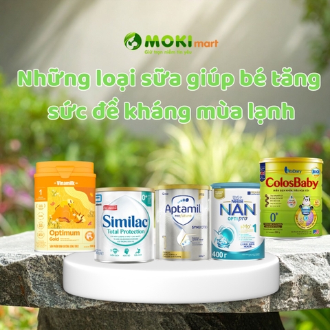 Những loại sữa giúp bé tăng sức đề kháng mùa lạnh