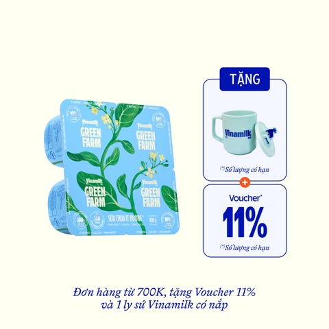Sữa chua Green Farm ít đường