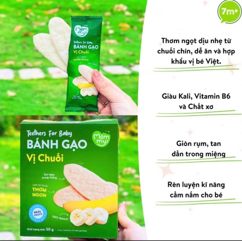 Bánh Gạo Mămmy vị Chuối