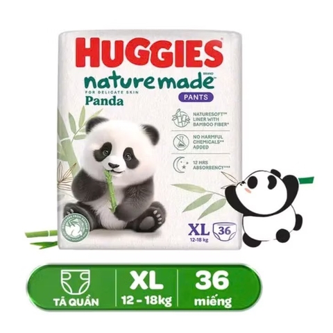 Huggies nature made quần xl 36