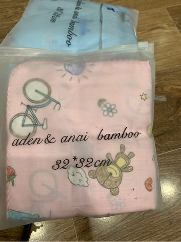 Khăn sữa Nhật aden & anai bamboo màu