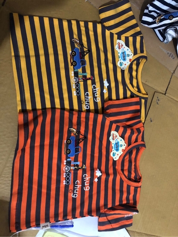 Áo Kẻ Nam Bibo Kids