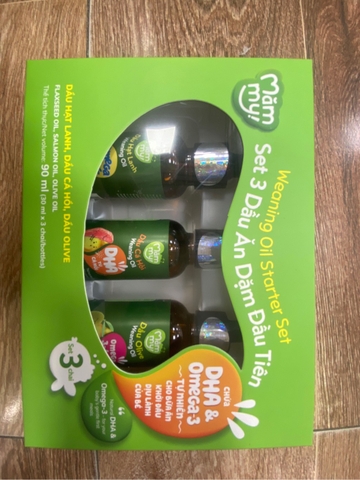 Set 3 Dầu Ăn Dặm Bổ Não Mămmy 30ML*3