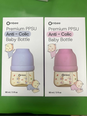 Bình sữa Ombee PPSU Princes Xanh 170ml