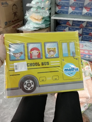 HỘP ĐỰNG ĐỒ CHƠI GẤP GỌN HÌNH XE BUÝT MOLFIX