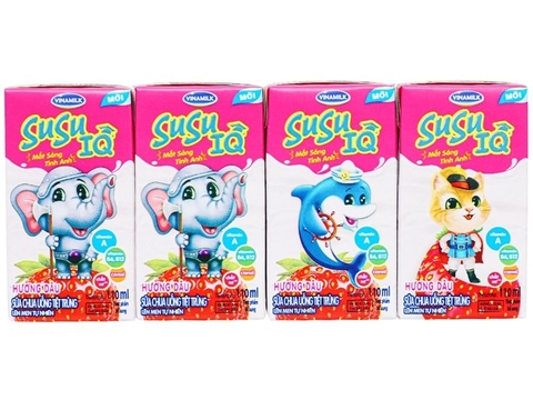 Sữa chua uống Susu  IQ hương dâu 110ml
