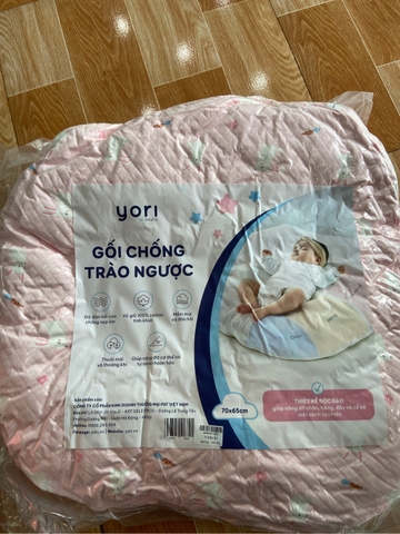 Gối Chống Trào Ngược Cho Bé Yori – Thiết Kế Nâng Cao Chống Sặc Sữa