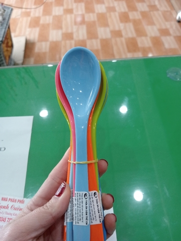 BỘ MUỖNG NHỰA ĂN DẶM CHO BÉ – ĐỦ MÀU SẮC