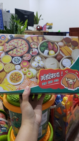 BỘ ĐỒ CHƠI NẤU ĂN MÔ PHỎNG THỰC PHẨM MINI – CHO BÉ TẬP LÀM ĐẦU BẾP