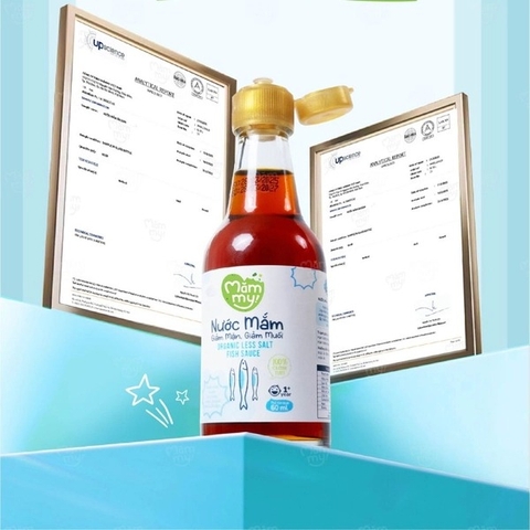 Nước mắm ăn dặm Mămmy giảm mặn giảm muối 60ML