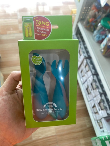 Bộ Thìa Nĩa Tập Ăn Cho Bé – Mămmy