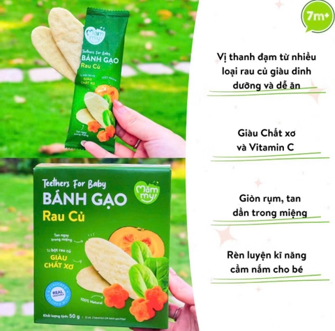 Bánh Gạo Mămmy vị Rau Củ