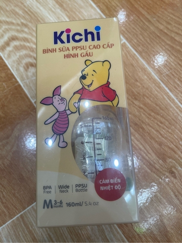 Bình sữa cổ rộng PPSU Kichilachi 160ml