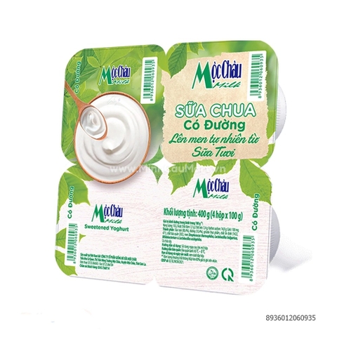 Sữa Chua Mộc Châu Có Đường 100g