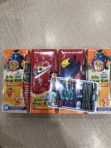 Sữa Kun Trái Cây Hương Cam 180ml
