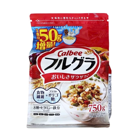 Ngũ cốc trái cây Calbee gói 700g