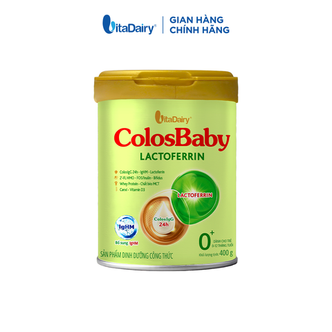 Sữa bột Colosbaby lactoferrin 400g 0+