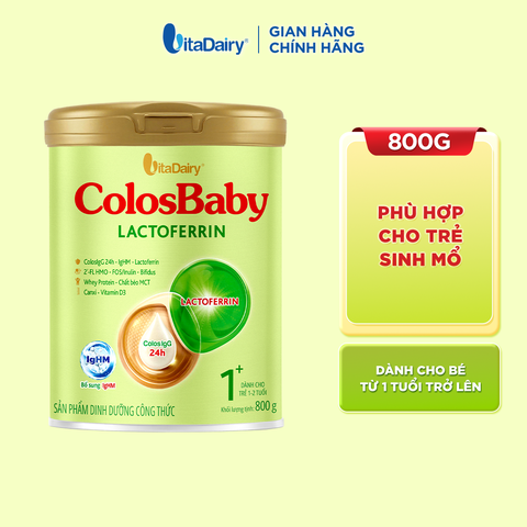 Sữa bột ColosBaby Lactoferrin 800g 1+