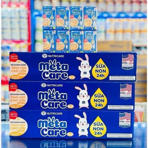 Sữa dinh dưỡng pha sẵn MetaCare Eco 110ml, Lốc 4 hộp (Từ 1 tuổi)