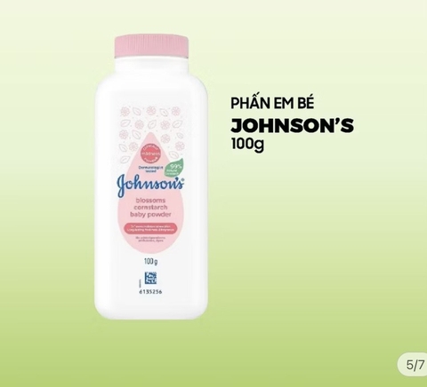 Phấn Rôm Johnson's Baby Powder THÁI LAN cho bé 100g