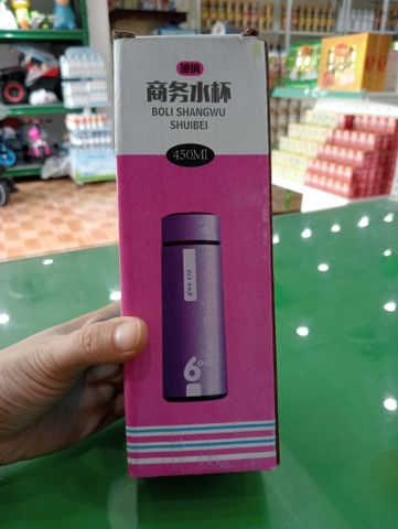 BÌNH GIỮ NHIỆT CAO CẤP 450ML – THIẾT KẾ THỜI TRANG, ĐẲNG CẤP DOANH NHÂN!
