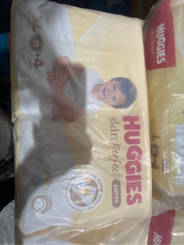 Tã quần Huggies SkinPerfect Pants (XXL, >15kg, 48+6 miếng) (giao bao bì ngẫu nhiên)