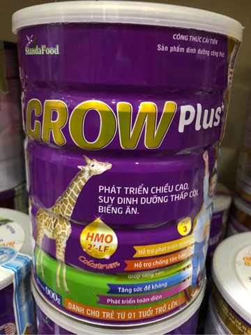 (TẶNG YẾN) Sữa Bột Standa Grow Plus+ 900G (>1 tuổi)