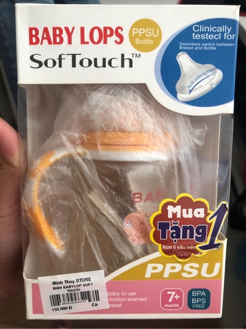 Bình sữa Babylops SOFT TOUCH