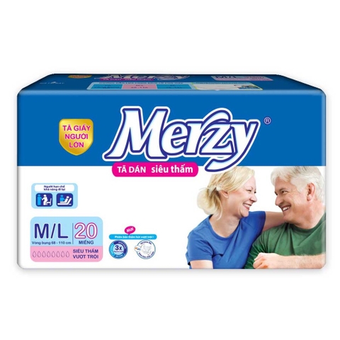 Tã dán  Merzy M/L (20 miếng)