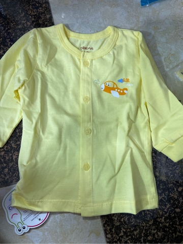 Áo ss cài giữa tay bo
