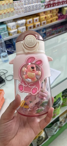 Bình nước thú nhún dễ thương – Siêu yêu, siêu tiện cho bé yêu mỗi ngày