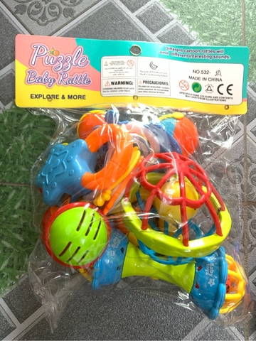 BỘ ĐỒ CHƠI LỤC LẠC CHO BÉ SƠ SINH – ĐỰNG HỘP TIỆN LỢI