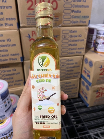 Dầu chiên xào cho bé Nutrioil 250ml