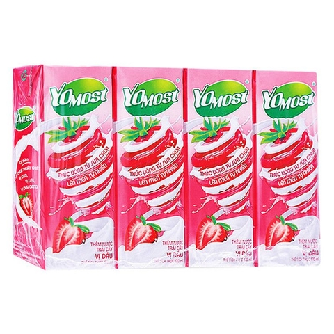 Sữa YoMost Dâu 190ml (>2 tuổi)