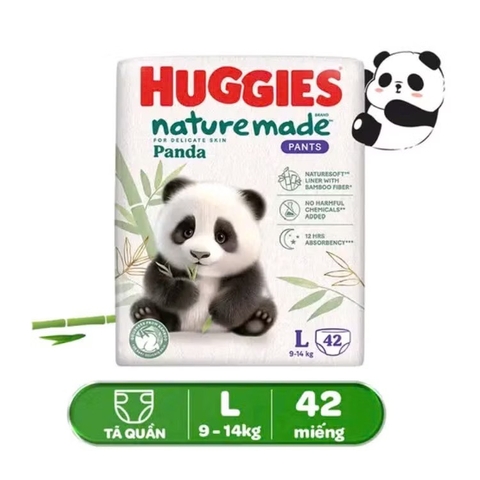 Huggies nature made quần L 42