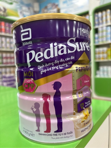 Sữa PediaSure BA hương Vani 850g (Dành cho trẻ từ 1 – 10 tuổi biếng ăn)
