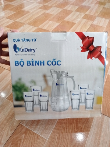 BỘ BÌNH CỐC THỦY TINH VITADAIRY