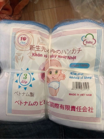 Khăn Xô 3 Lớp Xuất Nhật