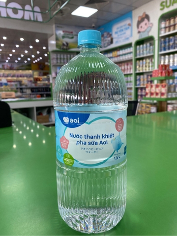 Nước thanh khiết pha sữa Aoi 1,5l