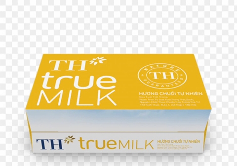Thùng Sữa Tươi Tiệt Trùng Hương Chuối TH true MILK 180 ml
