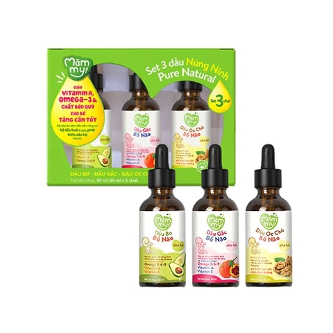 Set 3 dầu núng nính mămmy 30ml