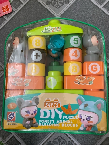 Bộ Xếp Hình Ultraman Giáo Dục - 78 Miếng Ghép Với Các Con Số và Biểu Tượng Toán Học